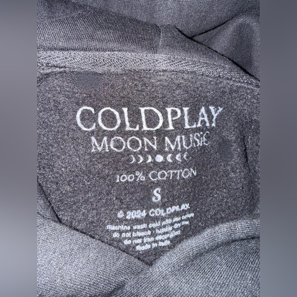 Coldplay Black Hoodie with 'WE PRAY' Print - Picture 4 of 4
